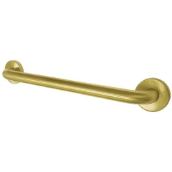 Sale Americana 18" Stainless Steel Decorative Grab Bar in Brushed Brass Grab Bars