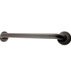 Discount Americana 18" Stainless Steel Decorative Grab Bar in Oil Rubbed Bronze Grab Bars