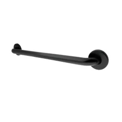 Hot Americana 24" Stainless Steel Decorative Grab Bar in Matte Black Grab Bars
