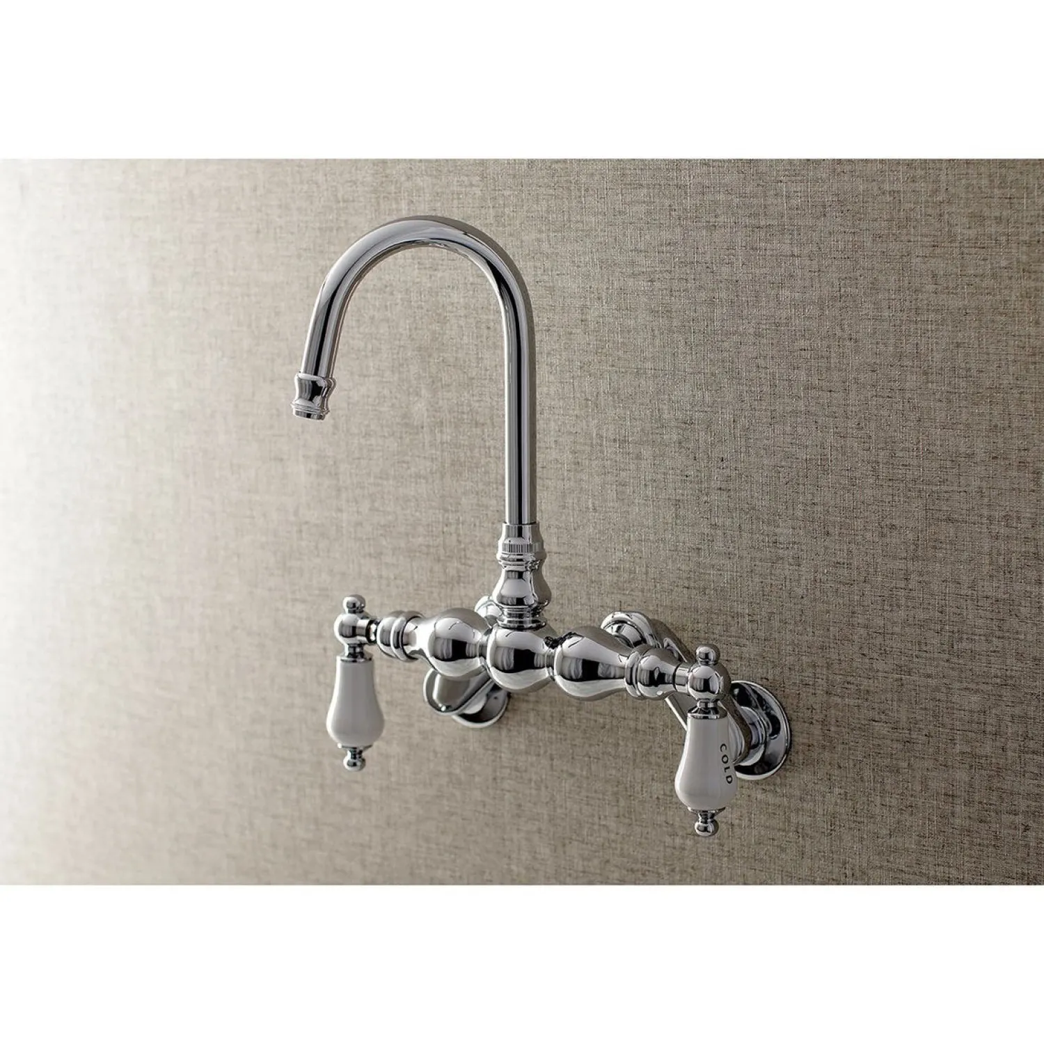 Best Aqua Vintage AE85TX-P Adjustable Center Wall Mount Tub Faucet Tub Faucets
