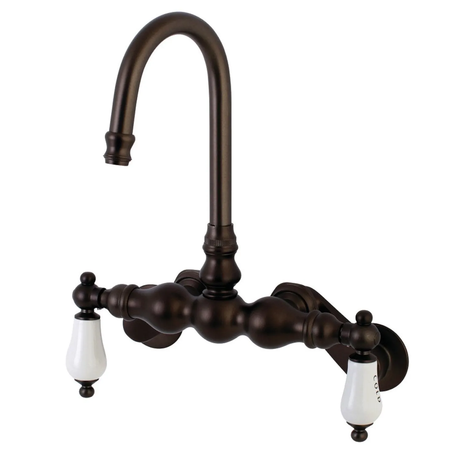 Best Aqua Vintage AE85TX-P Adjustable Center Wall Mount Tub Faucet Tub Faucets