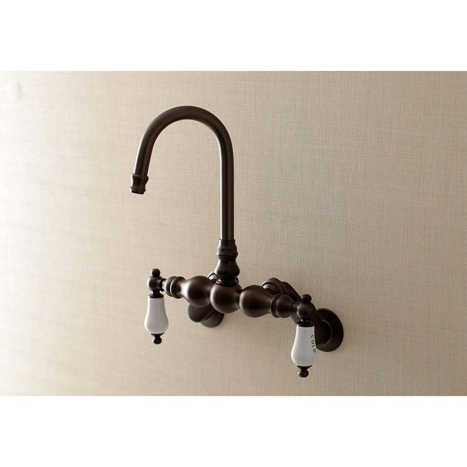 Best Aqua Vintage AE85TX-P Adjustable Center Wall Mount Tub Faucet Tub Faucets