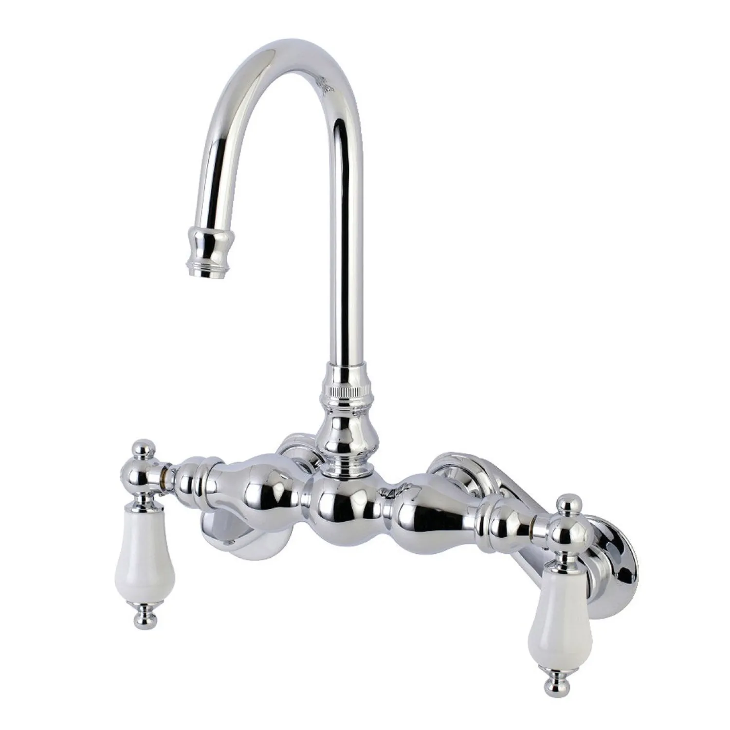Discount Aqua Vintage AE83TX-P Adjustable Center Wall Mount Tub Faucet Tub Faucets