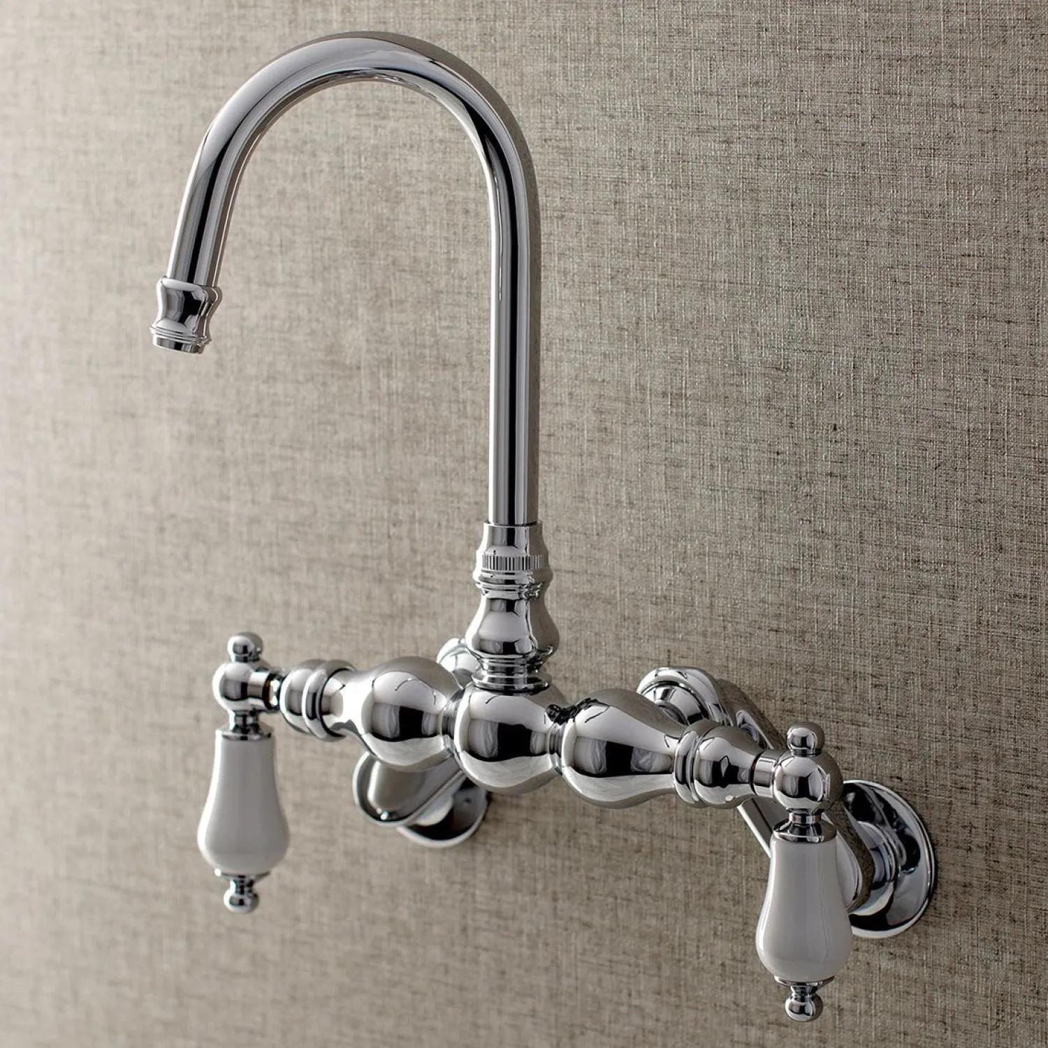 Discount Aqua Vintage AE83TX-P Adjustable Center Wall Mount Tub Faucet Tub Faucets