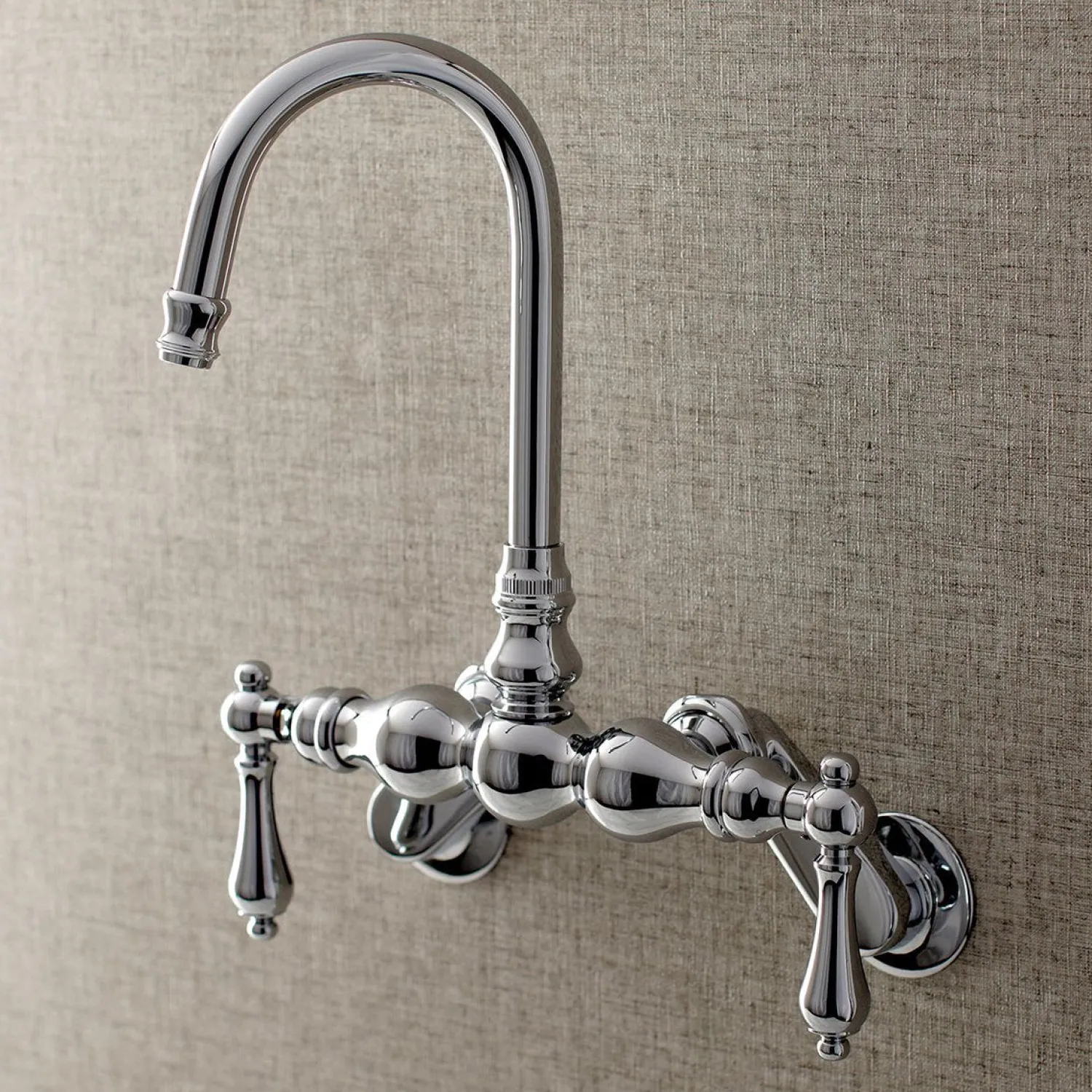 New Aqua Vintage AE81TX-P Adjustable Center Wall Mount Tub Faucet Tub Faucets