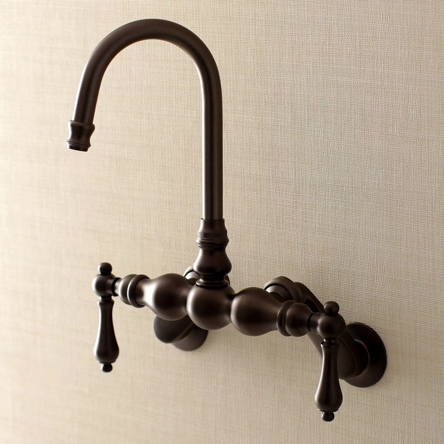 New Aqua Vintage AE81TX-P Adjustable Center Wall Mount Tub Faucet Tub Faucets