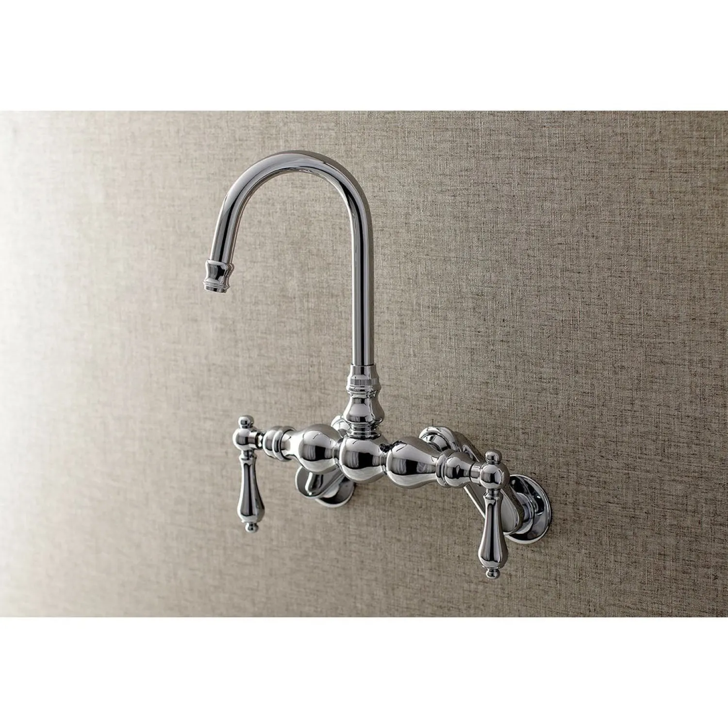 New Aqua Vintage AE81TX-P Adjustable Center Wall Mount Tub Faucet Tub Faucets