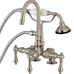 Best Aqua Vintage AE13TX-P Clawfoot Tub Faucet with Hand Shower Tub Faucets
