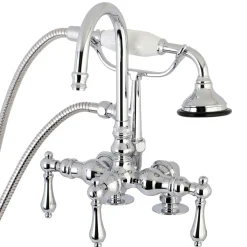Best Aqua Vintage AE13TX-P Clawfoot Tub Faucet with Hand Shower Tub Faucets