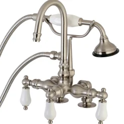 Clearance Aqua Vintage AE15TX-P Clawfoot Tub Faucet with Hand Shower Tub Faucets