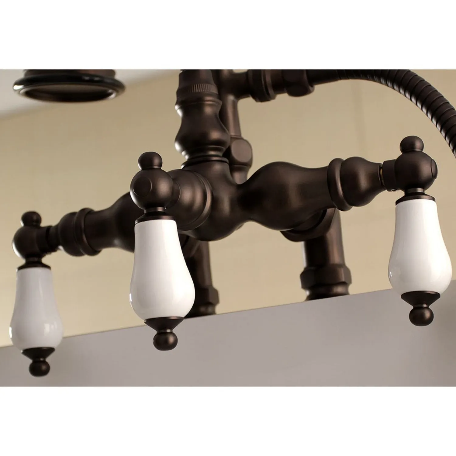 Clearance Aqua Vintage AE15TX-P Clawfoot Tub Faucet with Hand Shower Tub Faucets