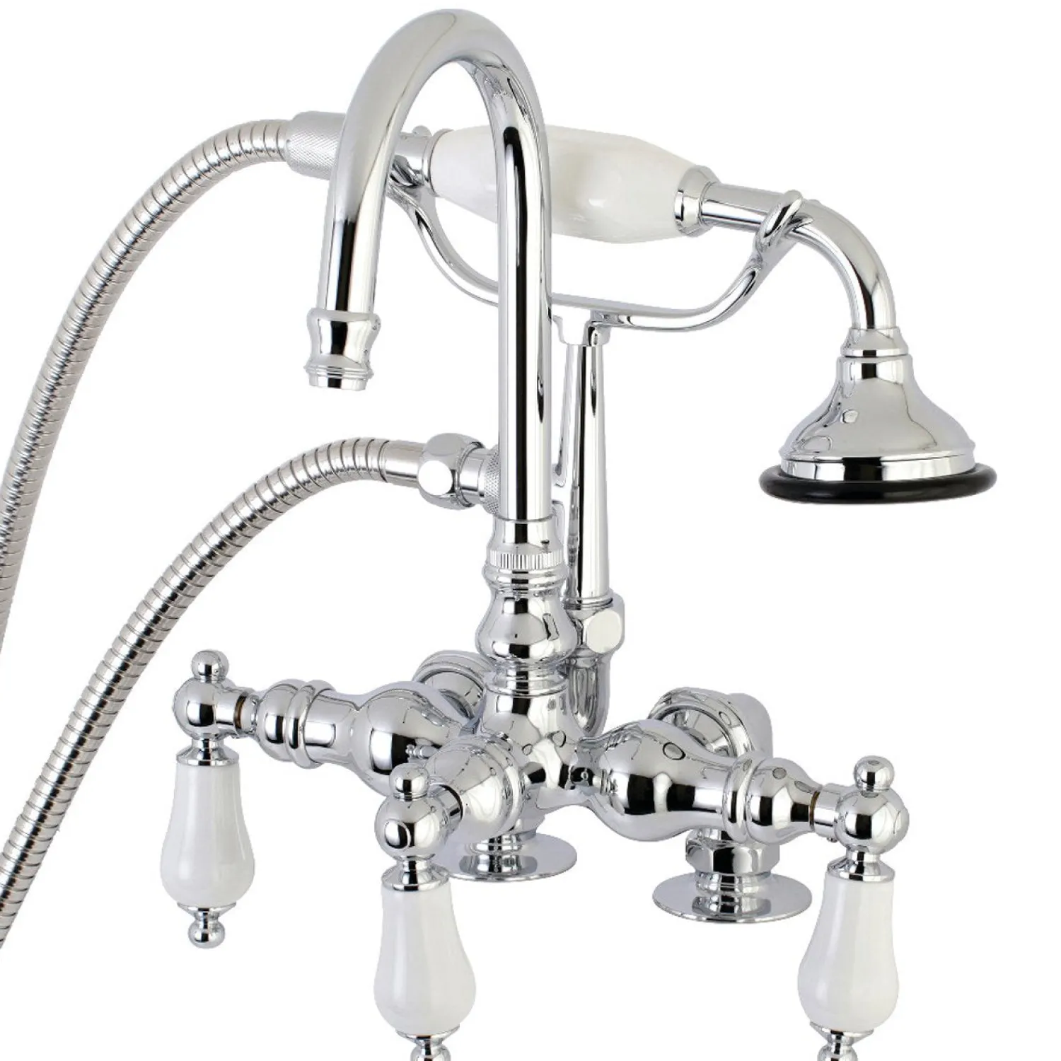 Clearance Aqua Vintage AE15TX-P Clawfoot Tub Faucet with Hand Shower Tub Faucets