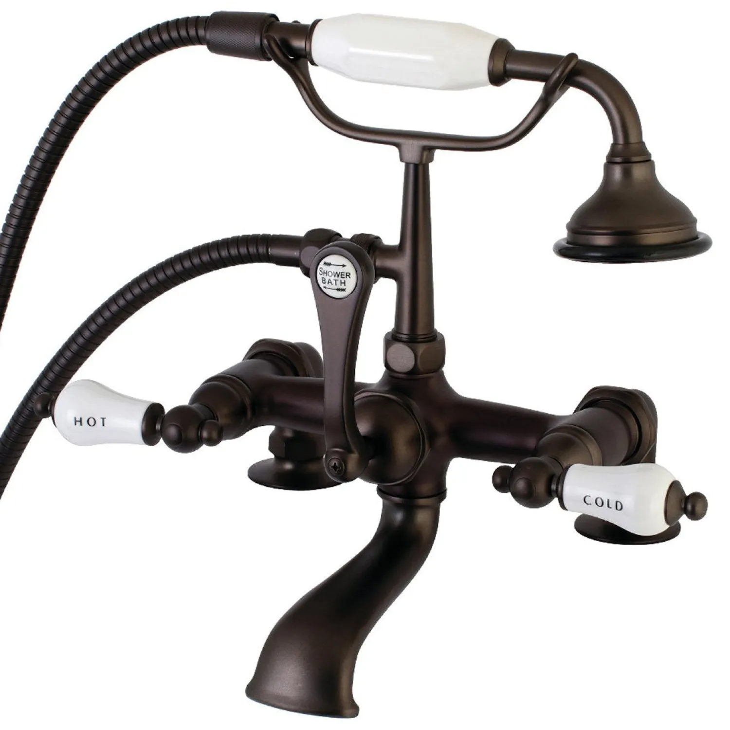 Clearance Aqua Vintage AE207TX-P 7-Inch Tub Faucet with Hand Shower Tub Faucets