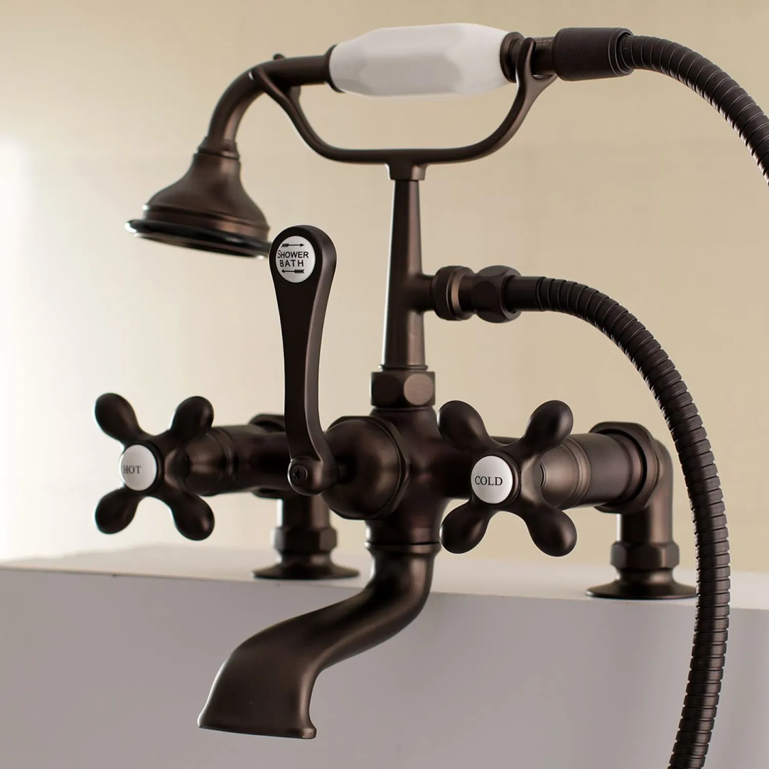 Clearance Aqua Vintage AE209TX-P7-Inch Tub Faucet with Hand Shower Tub Faucets