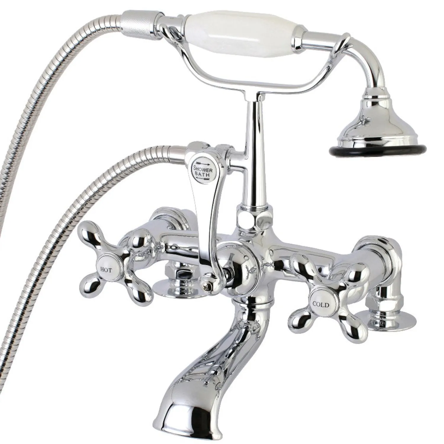 Clearance Aqua Vintage AE209TX-P7-Inch Tub Faucet with Hand Shower Tub Faucets