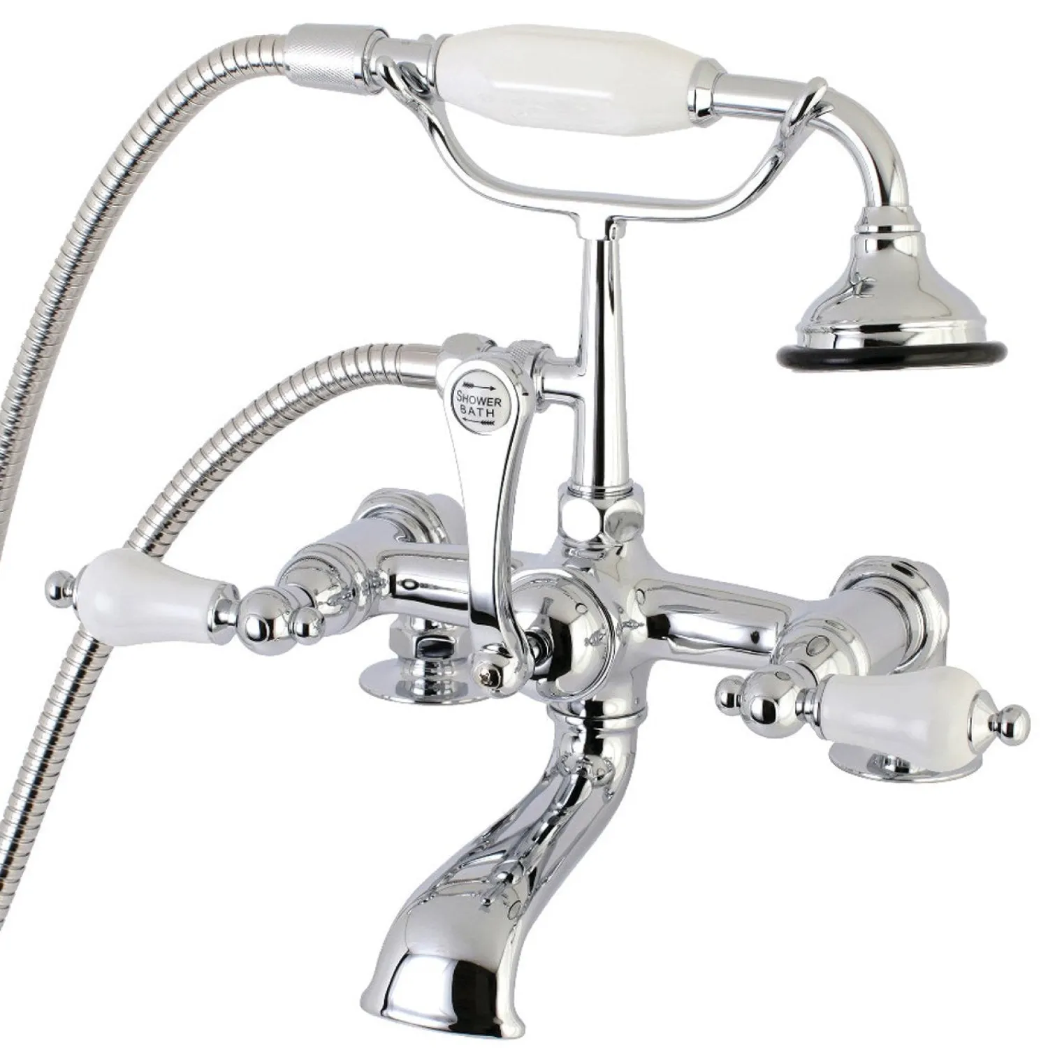 Discount Aqua Vintage AE205TX-P 7-Inch Tub Faucet with Hand Shower Tub Faucets