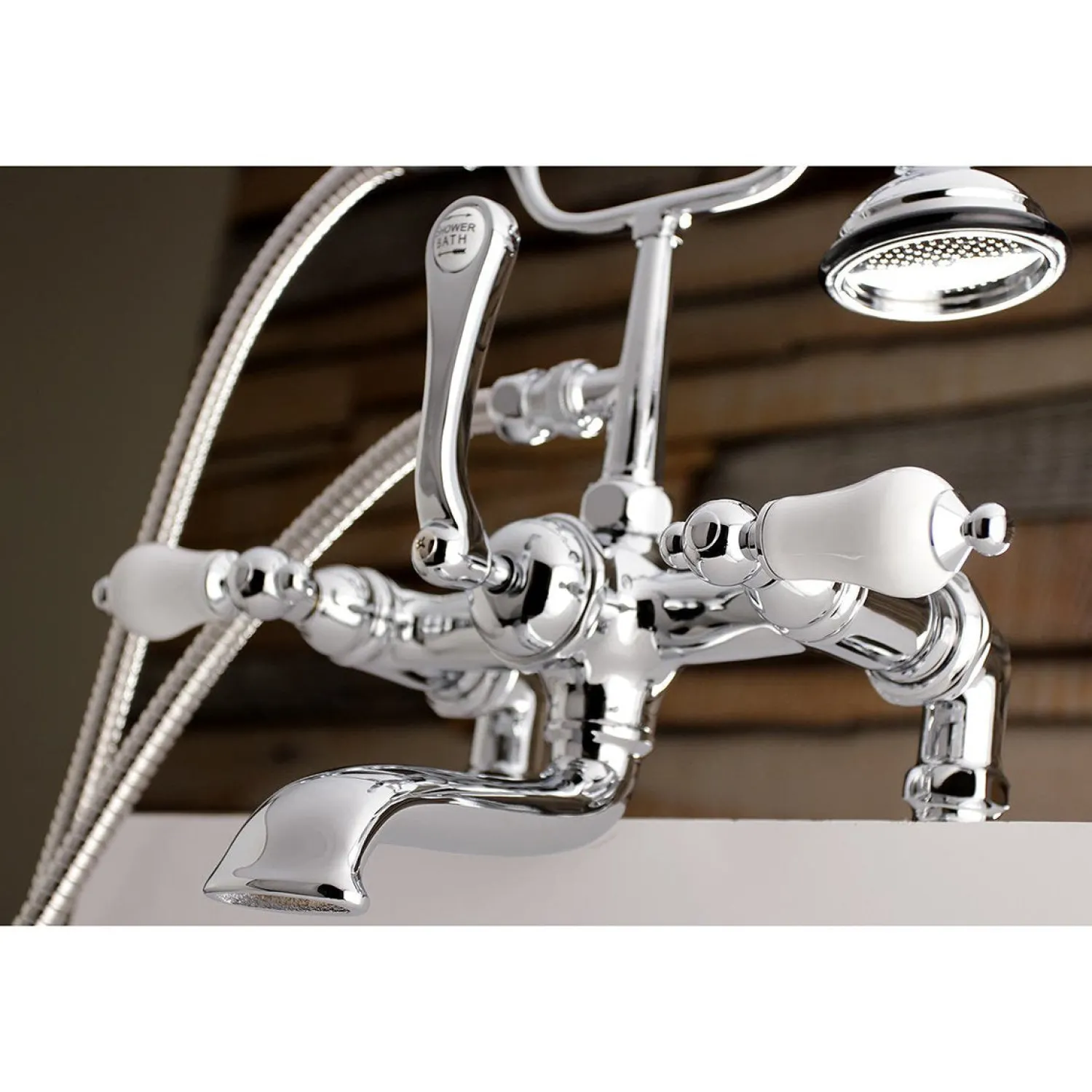 Discount Aqua Vintage AE205TX-P 7-Inch Tub Faucet with Hand Shower Tub Faucets