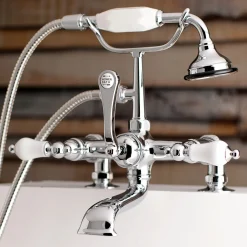 Discount Aqua Vintage AE205TX-P 7-Inch Tub Faucet with Hand Shower Tub Faucets