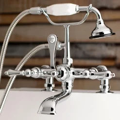 Clearance Aqua Vintage AE203TX-P 7-Inch Tub Faucet with Hand Shower Tub Faucets
