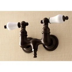 Best Aqua Vintage AE33TX-P Vintage 3-3/8-Inch Wall Mount Tub Faucet Tub Faucets