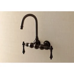 Best Aqua Vintage AE1TX-P Vintage 3-3/8-Inch Wall Mount Tub Faucet Tub Faucets