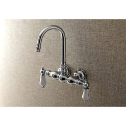 Aqua Vintage AE3TX-P Vintage 3-3/8-Inch Wall Mount Tub Faucet Tub Faucets