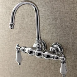 Aqua Vintage AE3TX-P Vintage 3-3/8-Inch Wall Mount Tub Faucet Tub Faucets