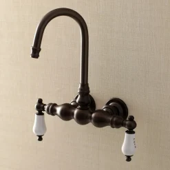 Aqua Vintage AE3TX-P Vintage 3-3/8-Inch Wall Mount Tub Faucet Tub Faucets