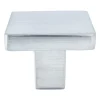 Advantage Knobs Knob in Satin Chrome - Square Knobs|Cabinet Knobs