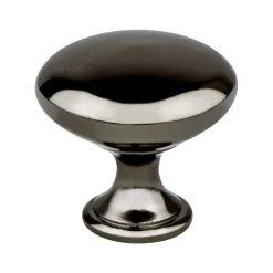 Advantage Plus Two Knob in Black Nickel - Round Knobs|Black & Dark Hardware