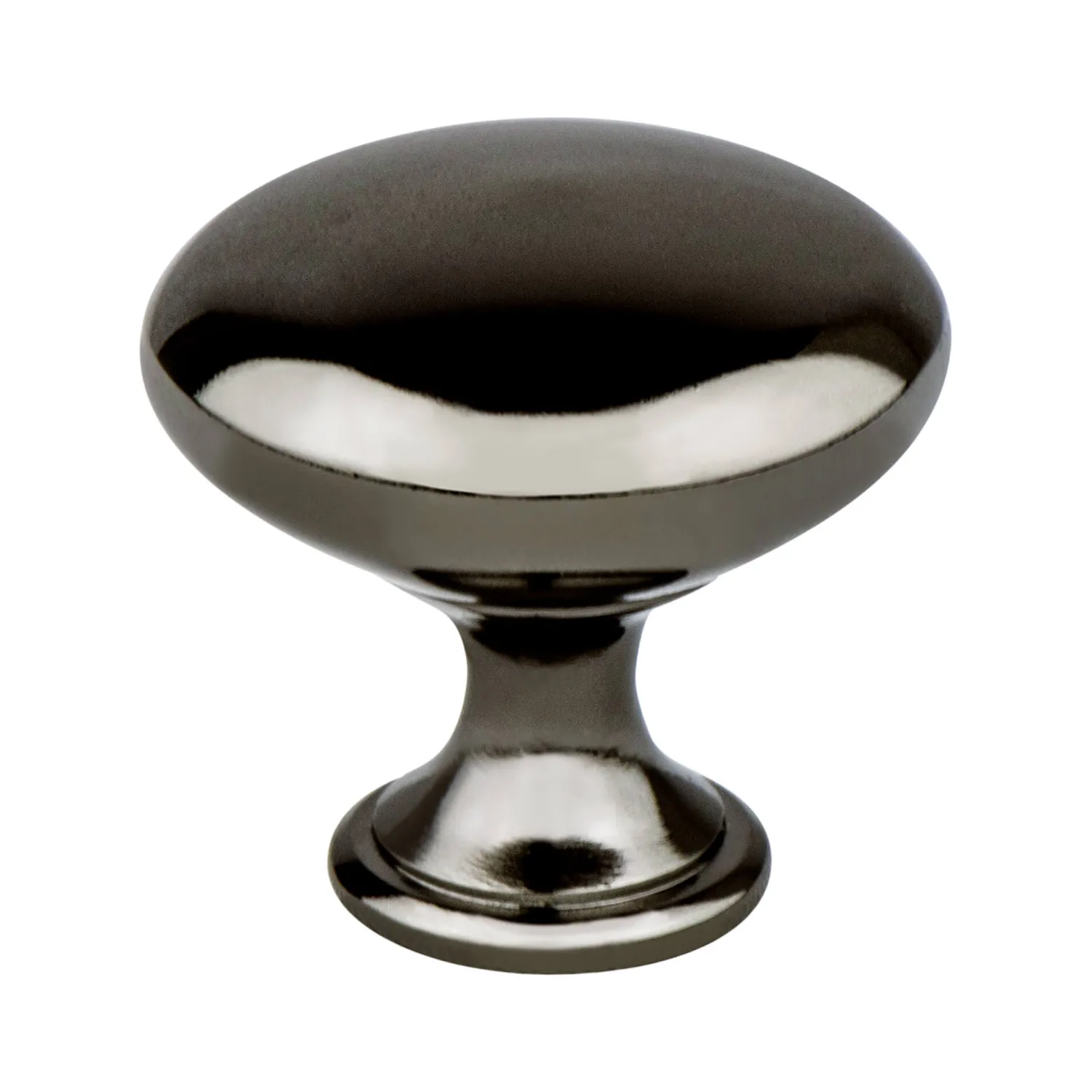 Advantage Plus Two Knob in Black Nickel - Round Knobs|Black & Dark Hardware
