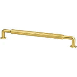 Clearance Cannelee Appliance Pull in Modern Brushed Gold Brass & Gold|Appliance Pulls