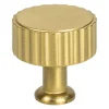 Outlet Cannelee Knob in Modern Brushed Gold Brass & Gold|Knobs