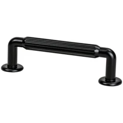 Online Cannelee Pull in Matte Black Cabinet Pulls|Black & Dark Hardware