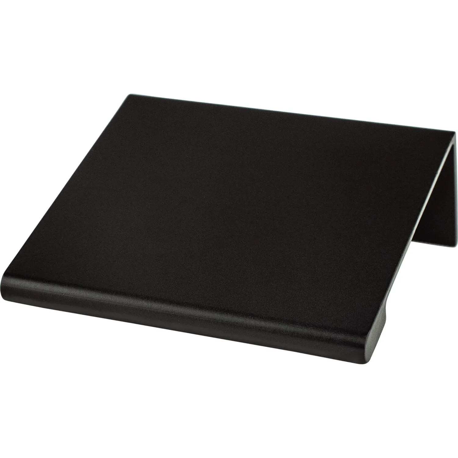 Contemporary Advantage Two Edge Pull in Matte Black Cabinet Pulls|Black & Dark Hardware