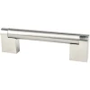 New Contemporary Advantage Three Pull in Brushed Nickel Cabinet Pulls|Brushed Nickel Hardware