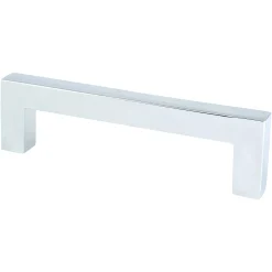 New Contemporary Advantage One Pull in Polished Chrome - Square Cabinet Pulls|Chrome Hardware