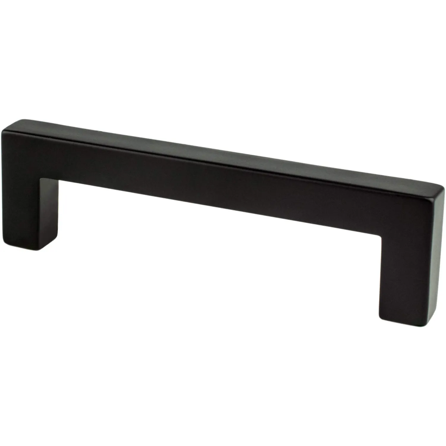 Contemporary Advantage One Pull in Matte Black - Square Cabinet Pulls|Black & Dark Hardware