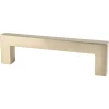 Sale Contemporary Advantage One Pull in Champagne - Square Brass & Gold|Cabinet Pulls
