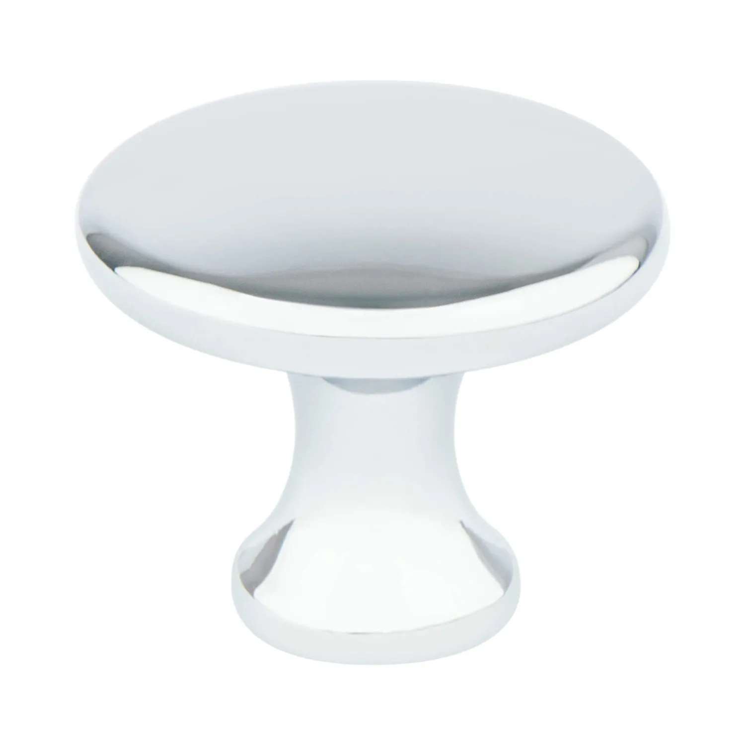 New Contemporary Advantage Five Knob in Polished Chrome - Round Knobs|Cabinet Knobs