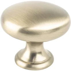 New Contemporary Advantage Four Knob in Champagne - Round Brass & Gold|Knobs