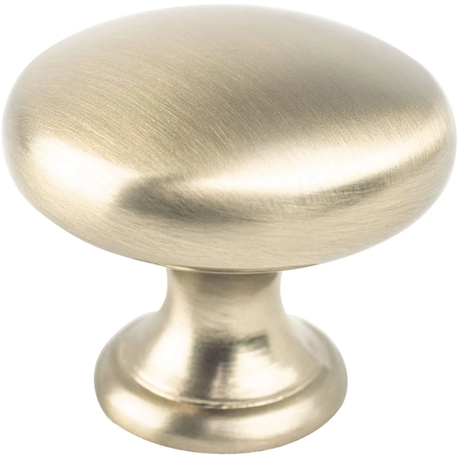 New Contemporary Advantage Four Knob in Champagne - Round Brass & Gold|Knobs