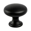 Online Contemporary Advantage Four Knob in Matte Black - Round Knobs|Black & Dark Hardware