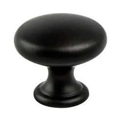 Online Contemporary Advantage Four Knob in Matte Black - Round Knobs|Black & Dark Hardware