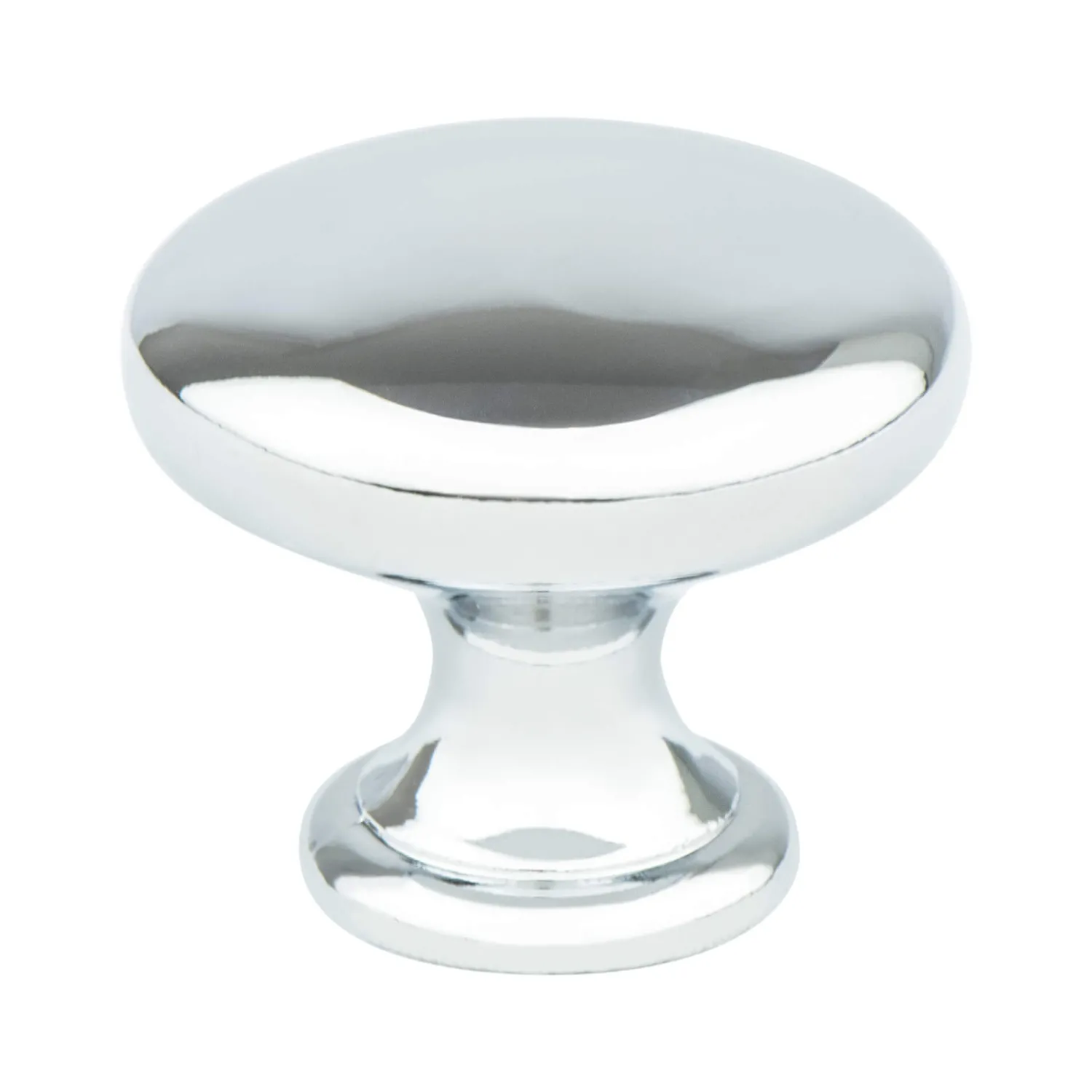 Clearance Contemporary Advantage Four Knob in Polished Chrome - Round Knobs|Cabinet Knobs