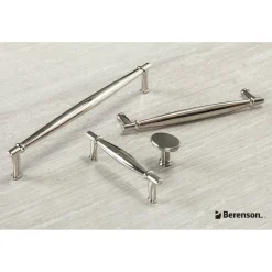 Hot Dierdra 1-7/16 Inches Long Vintage Nickel Knob Knobs|Brushed Nickel Hardware