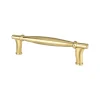 Hot Dierdra Pull in Modern Brushed Gold Brass & Gold|Cabinet Pulls