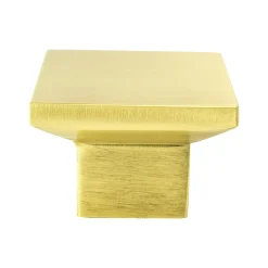 Sale Elevate Knob in Satin Gold Brass & Gold|Knobs
