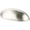 Folklore Cup Pull in Brushed Nickel Brushed Nickel Hardware