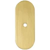 Best Galloway Backplate in Modern Brushed Gold - Round Brass & Gold|Cabinet Pulls